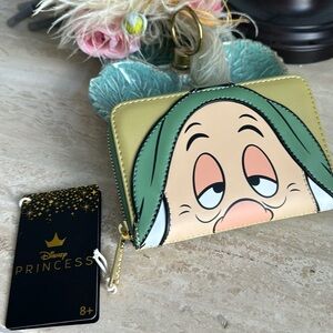 Loungefly Disney Snow White and the Seven Dwarfs Sleepy Zip Around VIP Wallet